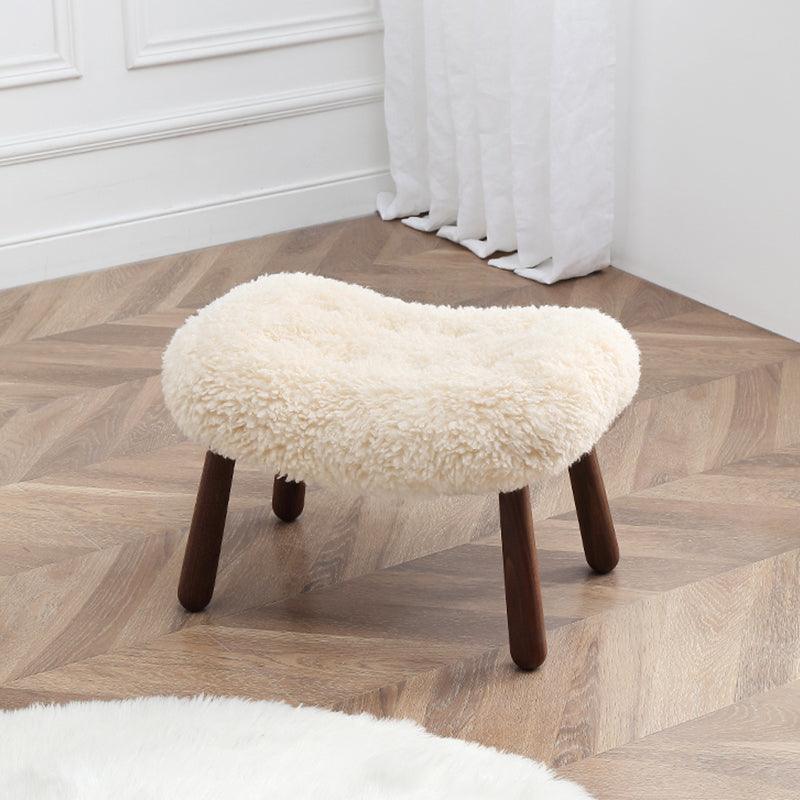 Philip Arc Sheepskin Armchair and Ottoman