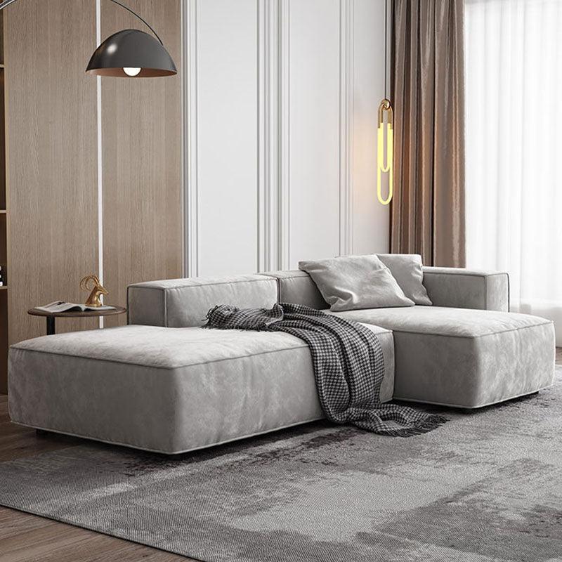 Yetta Three Seater, Four Seater Sofa, Corner Sofa, Grey Velvet