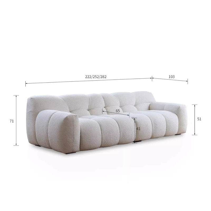 Tasya Three Seater, Four Seater Sofa, Boucle