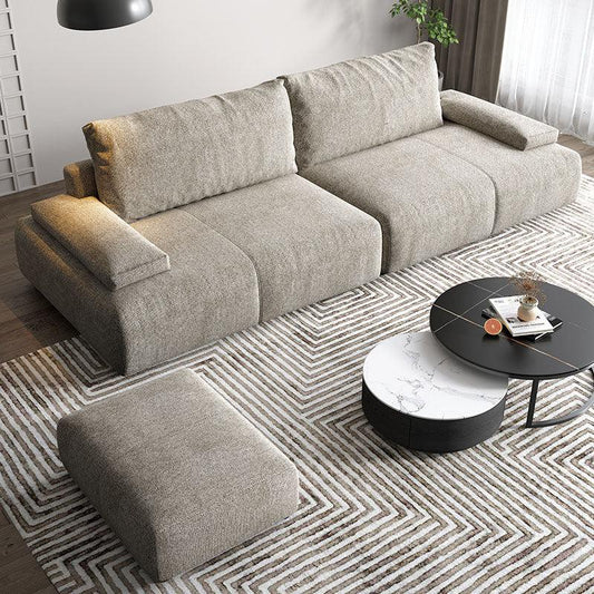 Hank L10 Four Seater Sofa, Linen