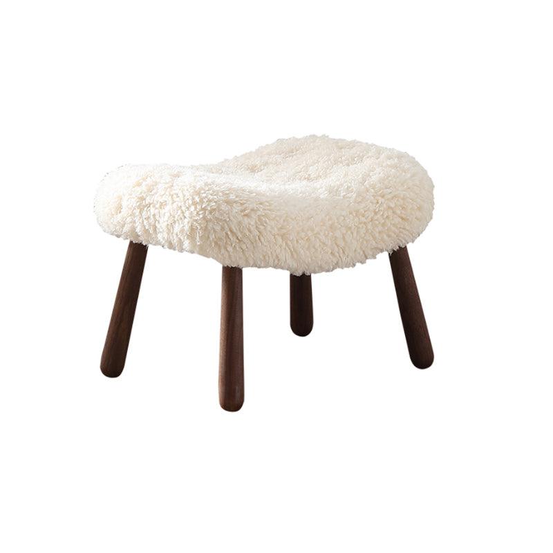 Philip Arc Sheepskin Armchair and Ottoman
