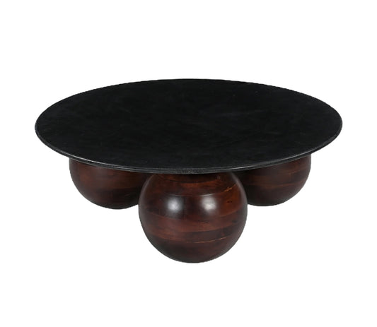Chloe Black Marble Top Coffee Table