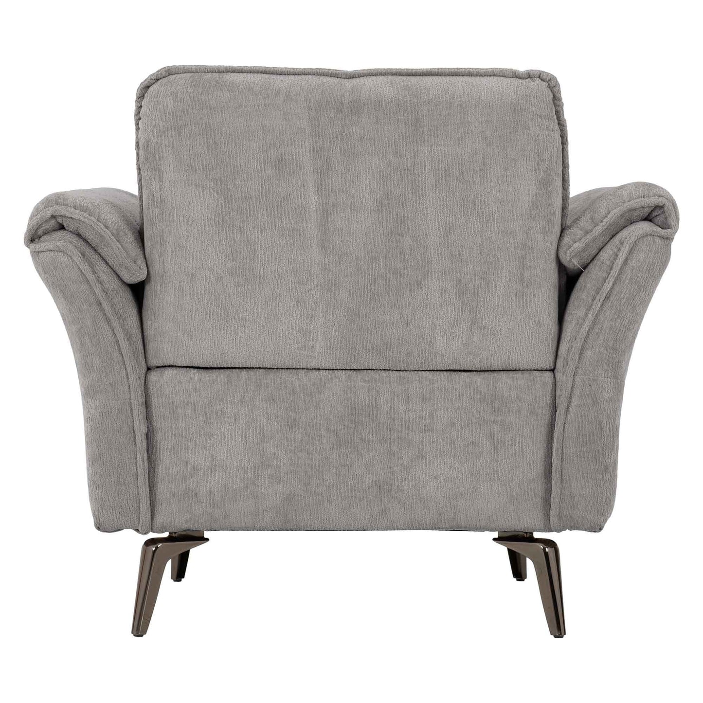 Amalfi 1 Seater Grey Fabric