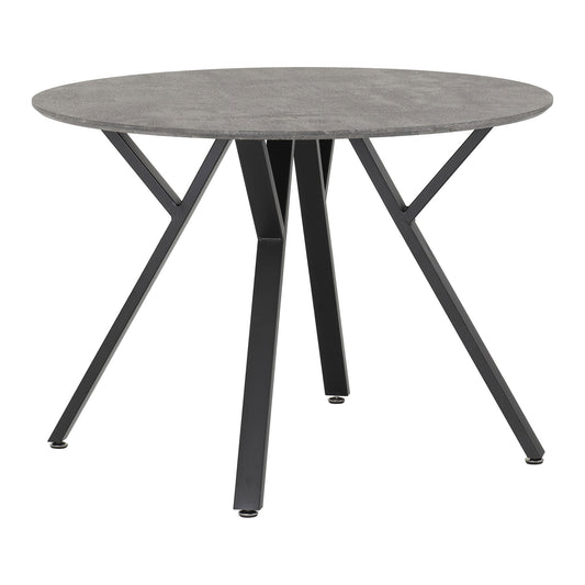 Athens round dining table with pink lukas chairs