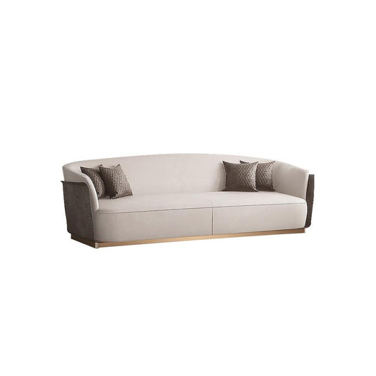 Demure Three Seater Sofa, Velvet