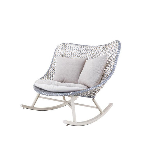 Temescal Rattan Garden Rocking Chair, Indoor/ Outdoor Furniture