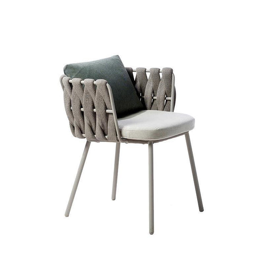 Vallee Rattan Outdoor Dining Table Set, Table With Six Dining Chairs