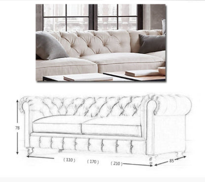 The Dorchester Three Seater Sofa, Armchair
