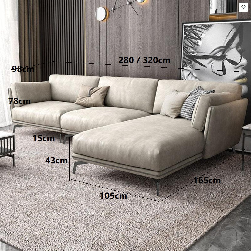 Reynold Two Seater Sofa, Leatheraire