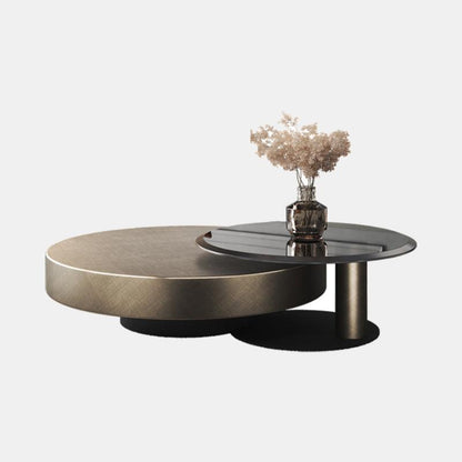 Gold Nesting Coffee Table, Gold 100cm/65cm For Display With Dents On Top