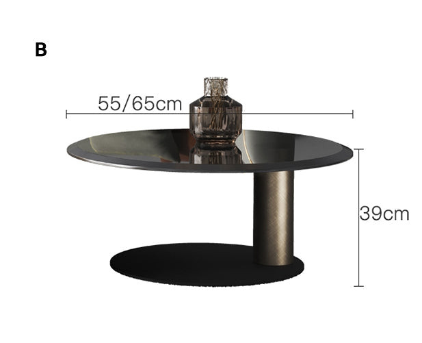 Gold Nesting Coffee Table, Gold 100cm/65cm For Display With Dents On Top
