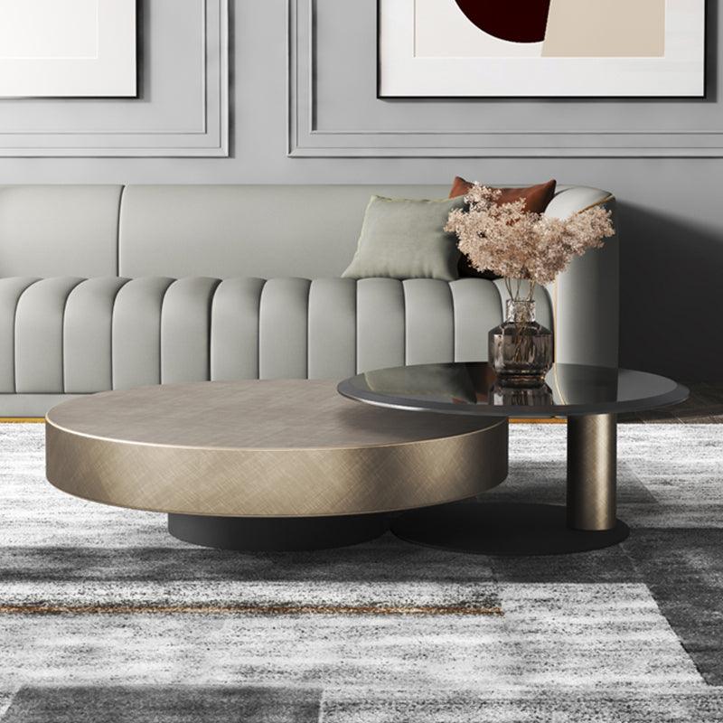 Gold Nesting Coffee Table, Gold 100cm/65cm For Display With Dents On Top