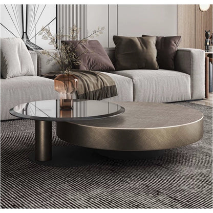 Gold Nesting Coffee Table, Gold 100cm/65cm For Display With Dents On Top