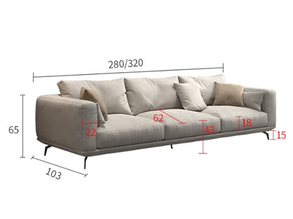 NR23 Two/Three Seater Sofa, Leathaire