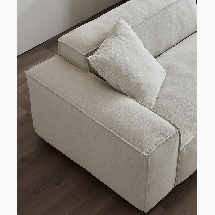 Jerome Three Seater Sofa, Modular Sofa, Cotton Linen