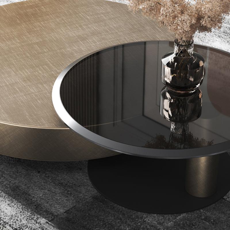 Gold Nesting Coffee Table, Gold 100cm/65cm For Display With Dents On Top