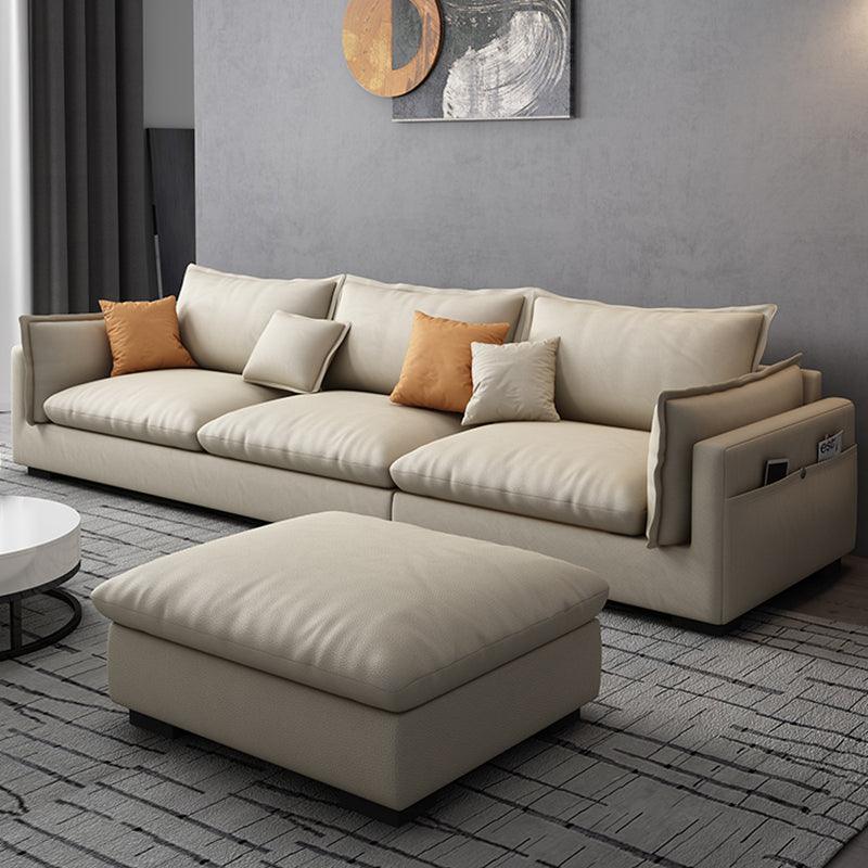 Amos Three Seater Sofa Corner, Leathaire