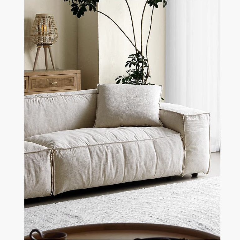 Jerome Three Seater Sofa, Modular Sofa, Cotton Linen
