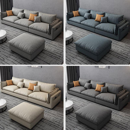 Amos Three Seater Sofa Corner, Leathaire