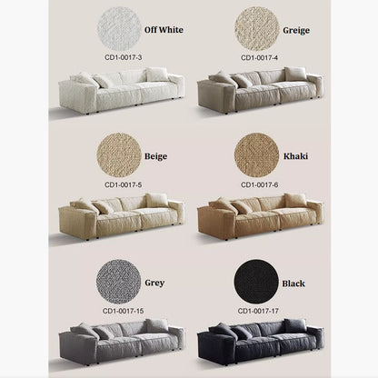 Jerome Three Seater Sofa, Modular Sofa, Cotton Linen