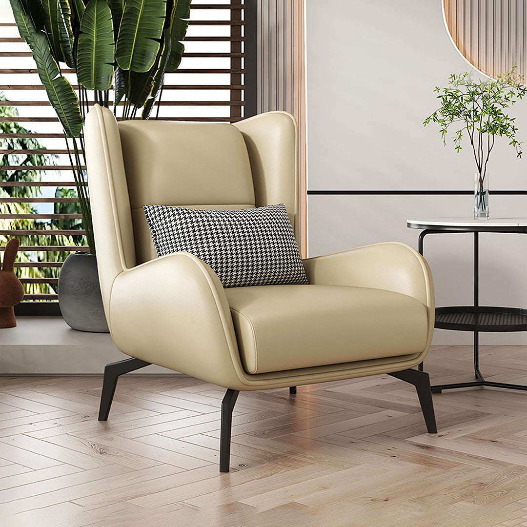 Adebayo Tige Accent Lounge Chair With Footstool