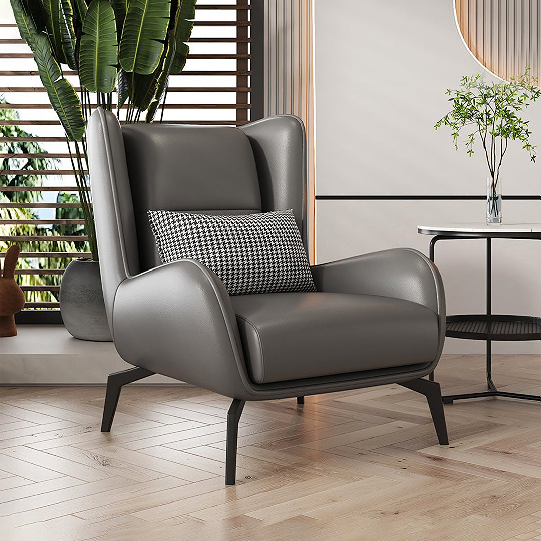 Adebayo Tige Accent Lounge Chair With Footstool
