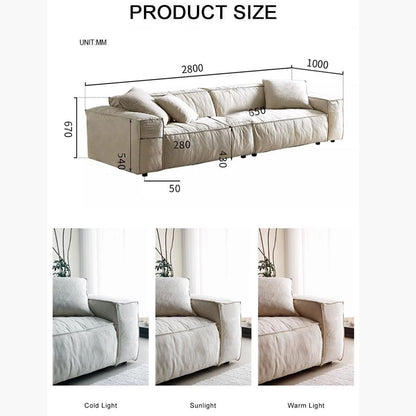 Jerome Three Seater Sofa, Modular Sofa, Cotton Linen