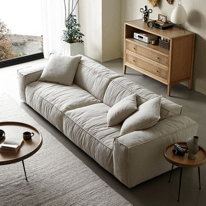 Jerome Three Seater Sofa, Modular Sofa, Cotton Linen