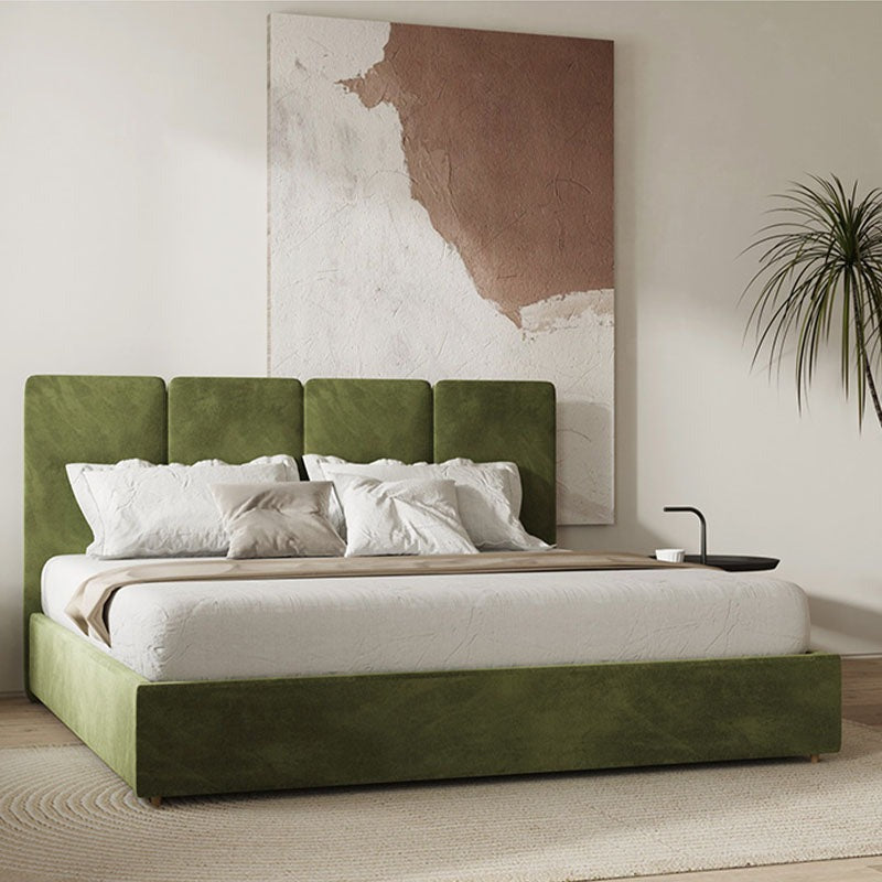 Laura King Size Bed, Velvet