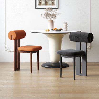 A Set of 2 Maisie Dining Chair, Black Velvet, For Clearance