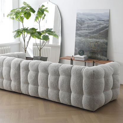Zobah Two Seater, Three Seater Sofa, Grey Boucle