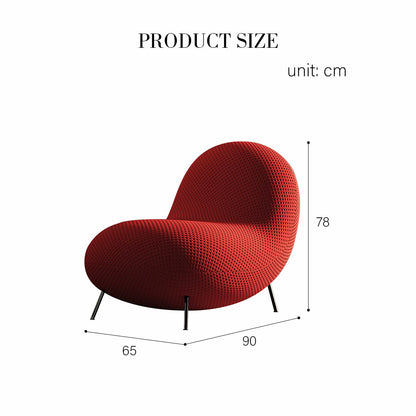Cruz Baba Easy Chair, Lounge Chair, Red