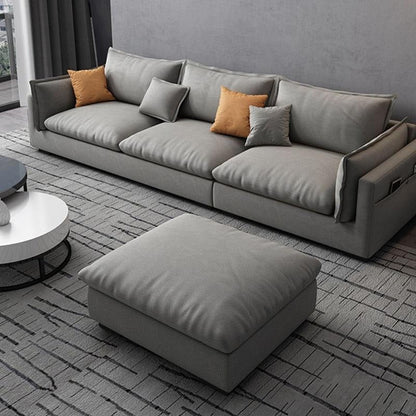 Amos Three Seater Sofa Corner, Leathaire