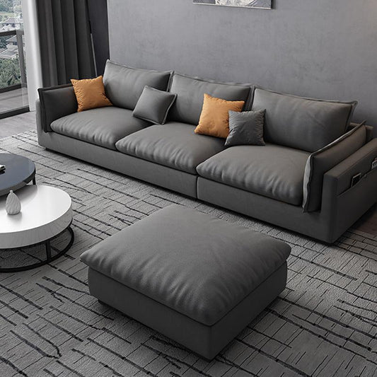 Amos Three Seater Sofa Corner, Leathaire
