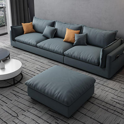 Amos Three Seater Sofa Corner, Leathaire
