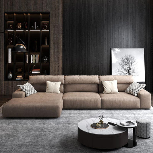 Montgomery Three Seater / Four Seater Corner Sofa, Leathaire