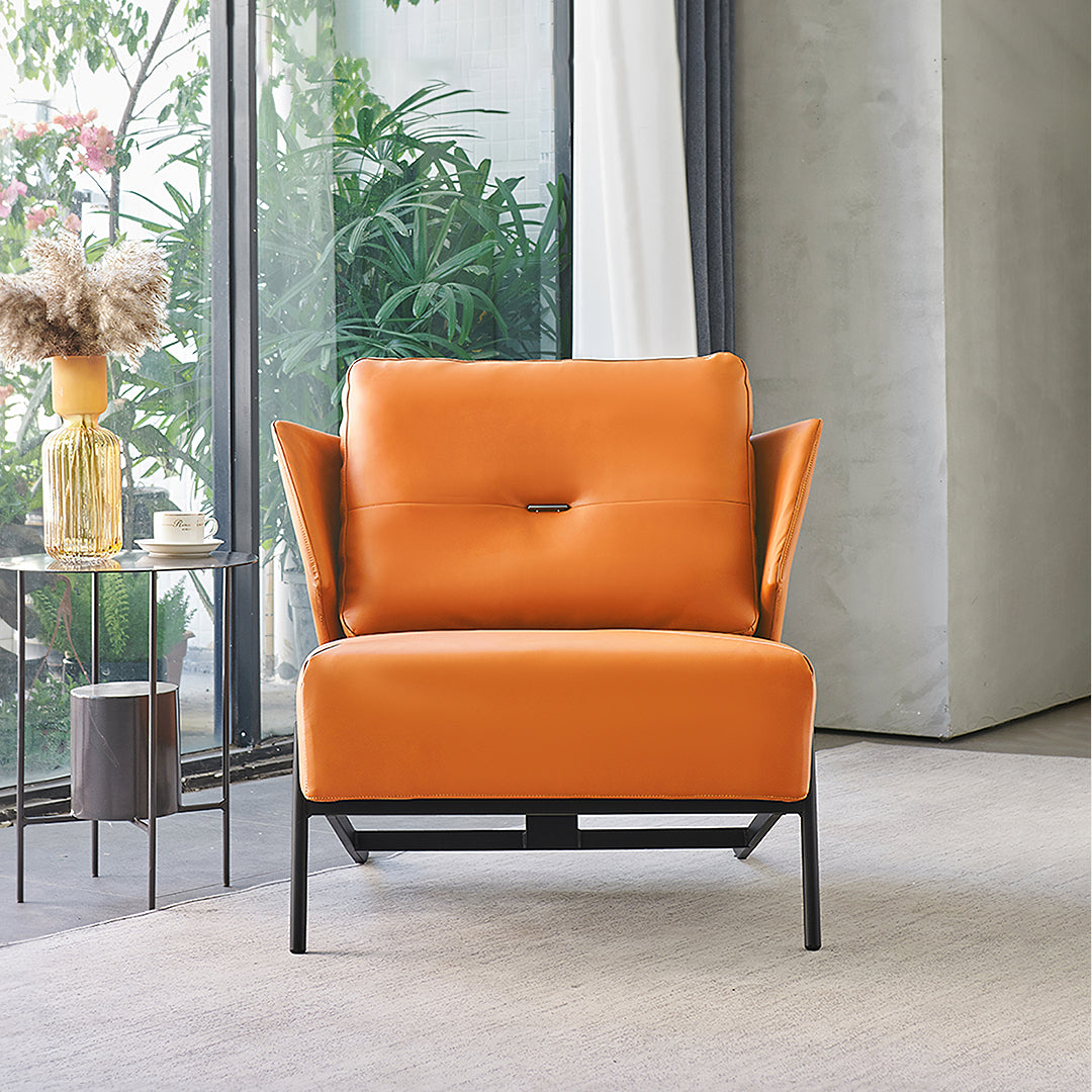 Karpov Tige Accent Leather Chair