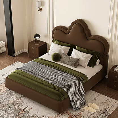 Thalia Wingback King Size Bed, Double Bed
