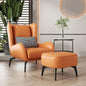 Adebayo Tige Accent Lounge Chair With Footstool