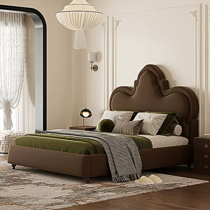 Thalia Wingback King Size Bed, Double Bed