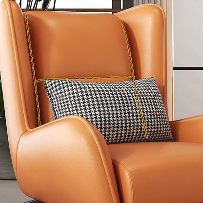 Adebayo Tige Accent Lounge Chair With Footstool