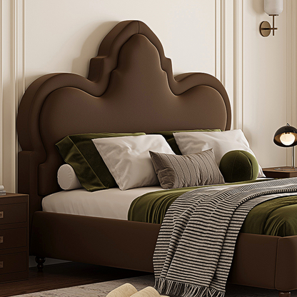 Thalia Wingback King Size Bed, Double Bed