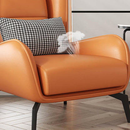 Adebayo Tige Accent Lounge Chair With Footstool
