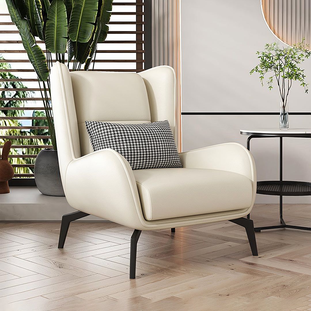 Adebayo Tige Accent Lounge Chair With Footstool