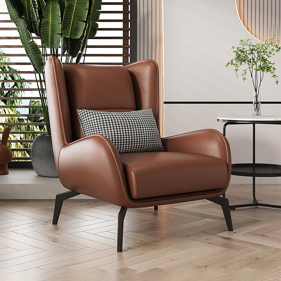 Adebayo Tige Accent Lounge Chair With Footstool