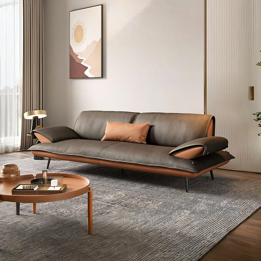 Julius S25 Two Seater Sofa, Leathaire