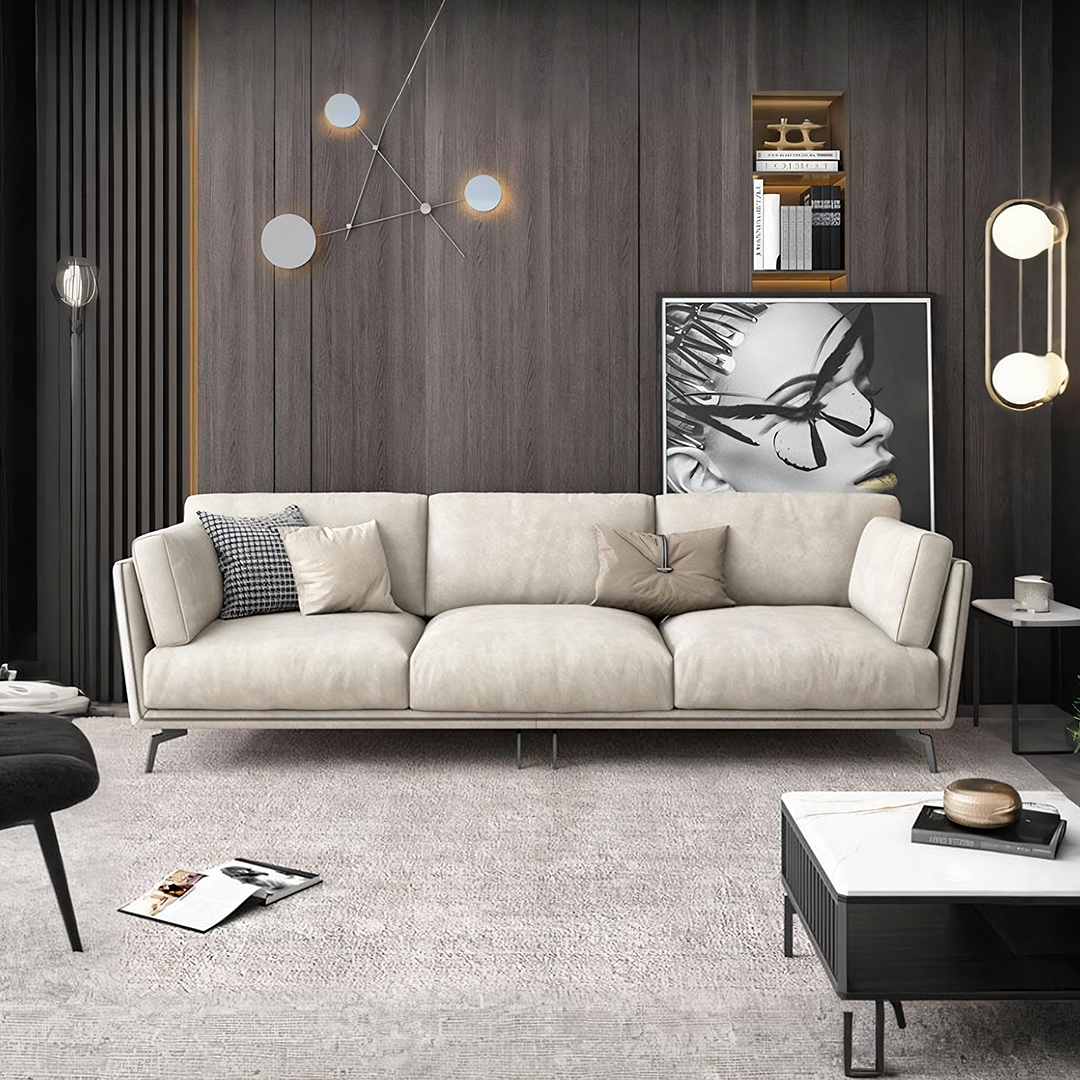 Reynold Two Seater Sofa, Leatheraire