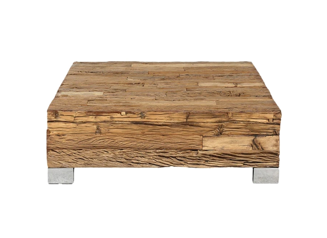 Heather Reclaimed Wood Coffee table-Natural