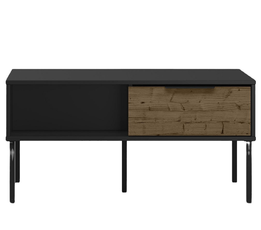 Madrid Coffee Table Black/Acacia Effect