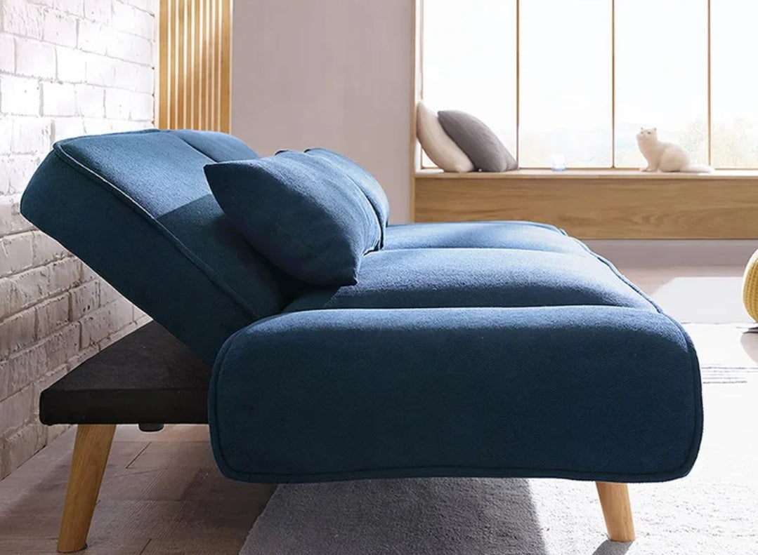 Ferreira Foldable Sofa Bed, Blue